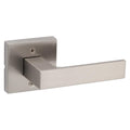 Kwikset Singapore Satin Nickel Reversible Square Straight Half Dummy Door Handle