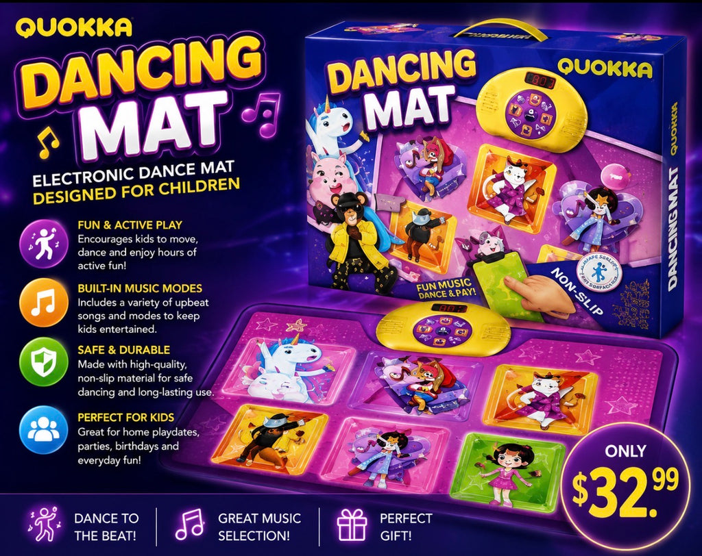 Quokka Dancing Star electronic dance mat designed for children. 4-E