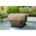 Hampton Bay Beige Patio Square Fire Pit Cover 3-e