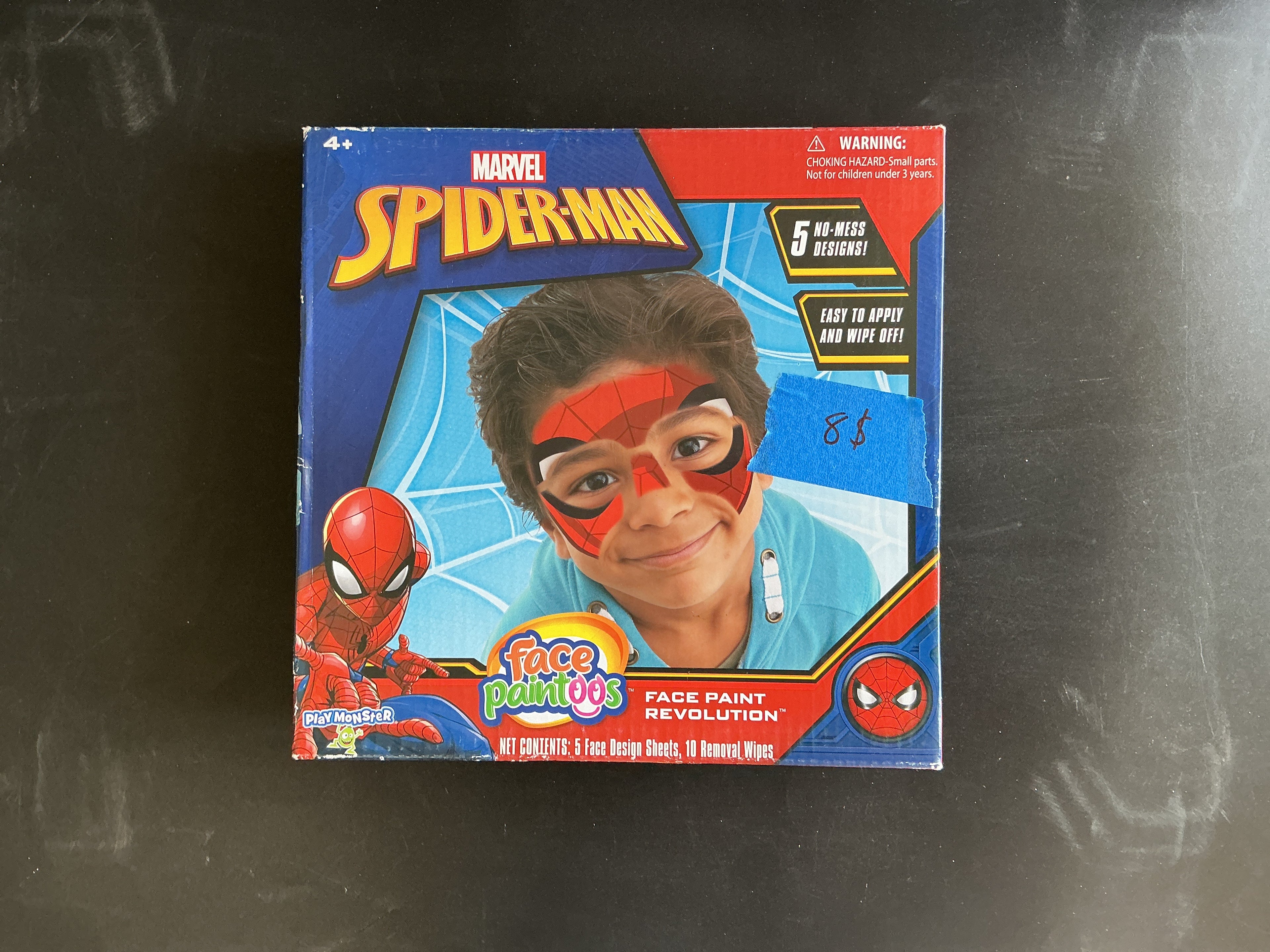 Marvel Spider Man Face Paint 6-a