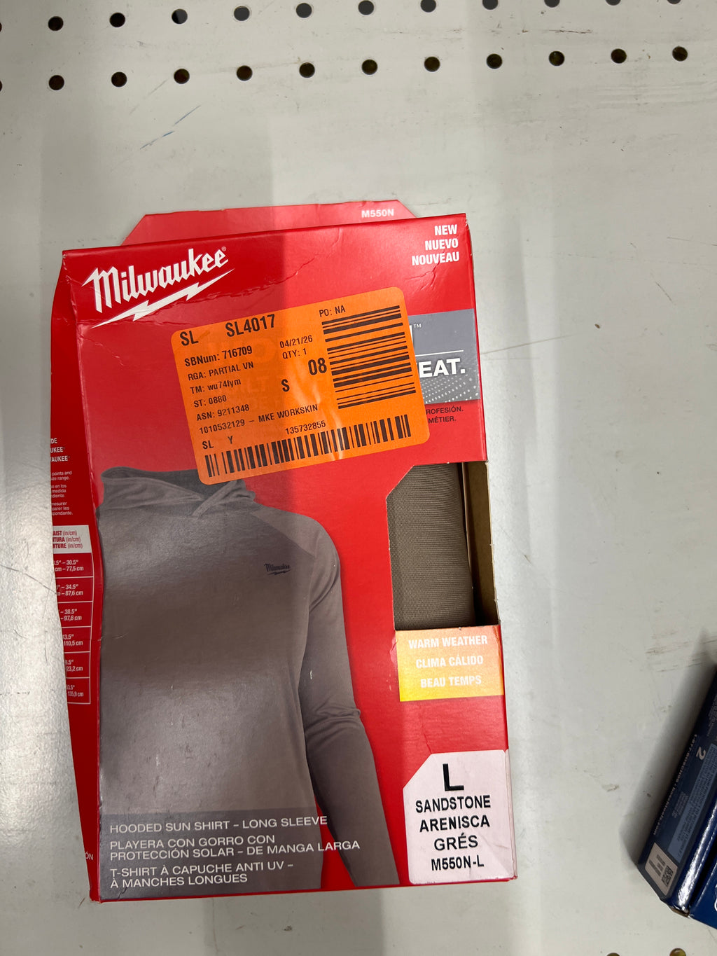 Milwaukee Men's WORKSKIN 5-b