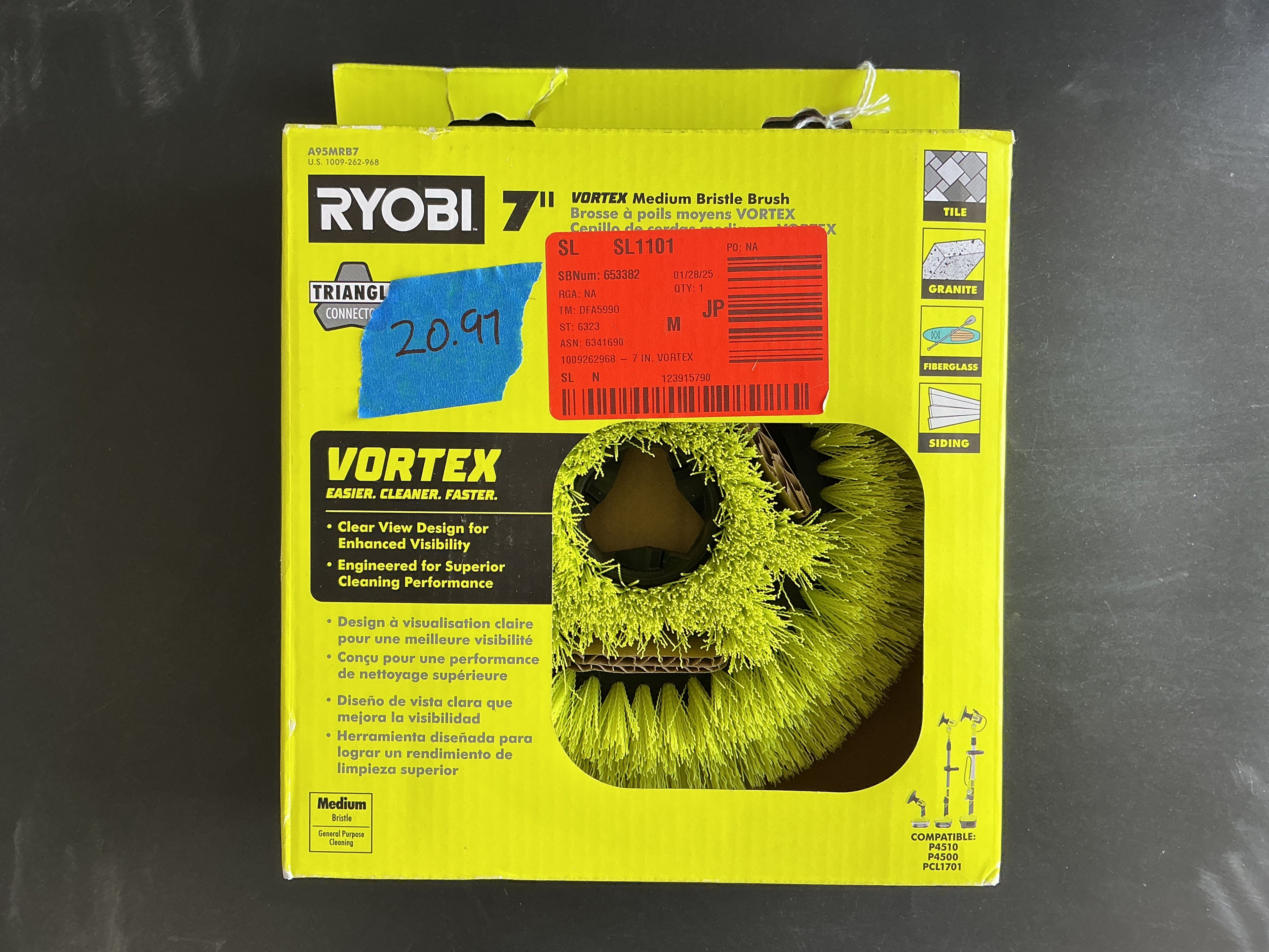 VORTEX Medium Bristle Brush Brosse à poils moyens VORTEX 6-a