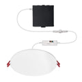 Infiniedge Integrated LED 6 in Round Adj Color Temp Canless Recessed Light for Kitchen Bath Living Rooms