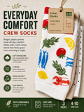 A • New Day cotton blend crew socks (3 Pair) 6-b
