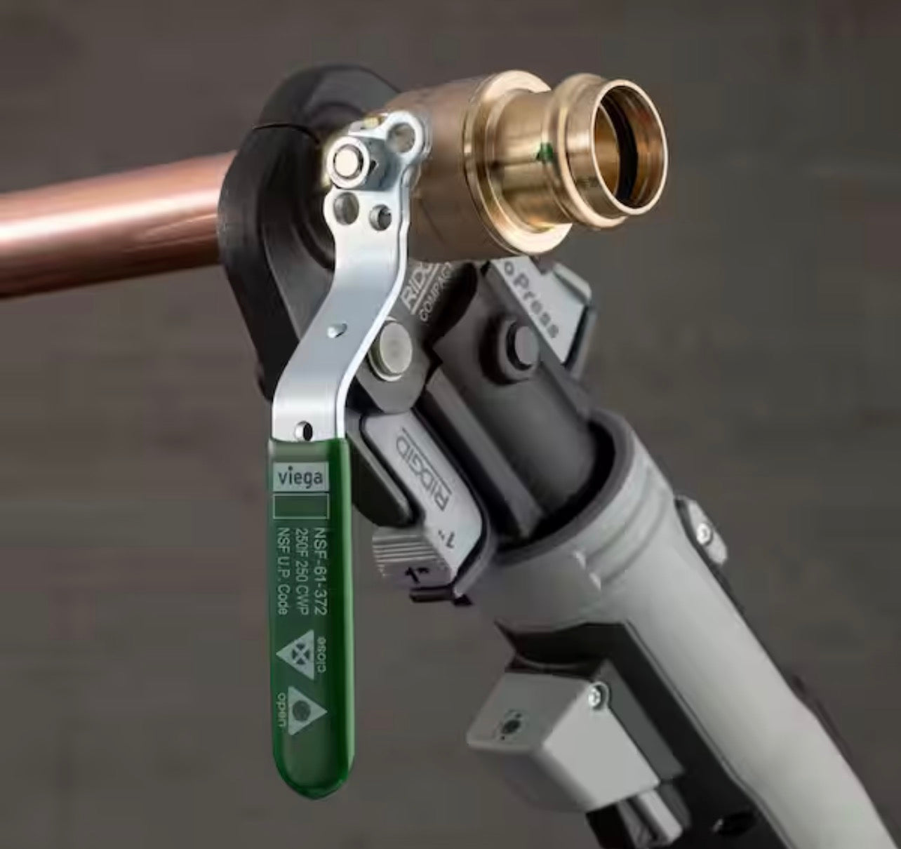 Viega ProPress 1 in. Press Zero-Lead Bronze Ball Valve 4D1