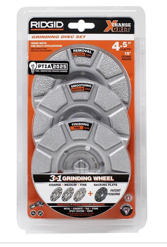 RIDGIDGRINDING DISC SET 5-b