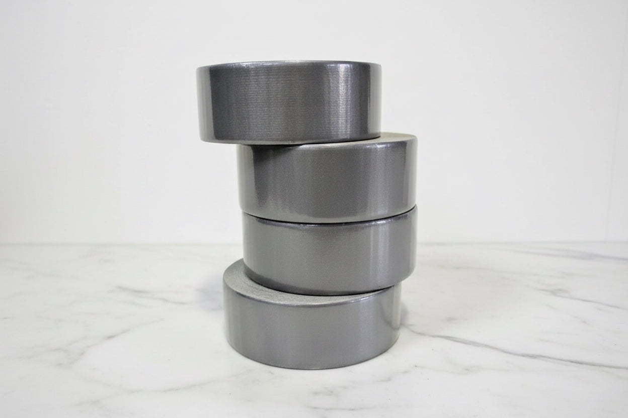 multi-pack of heavy-duty duct tape, commonly used for industrial strengthening, repairs, or bundling items 3-B