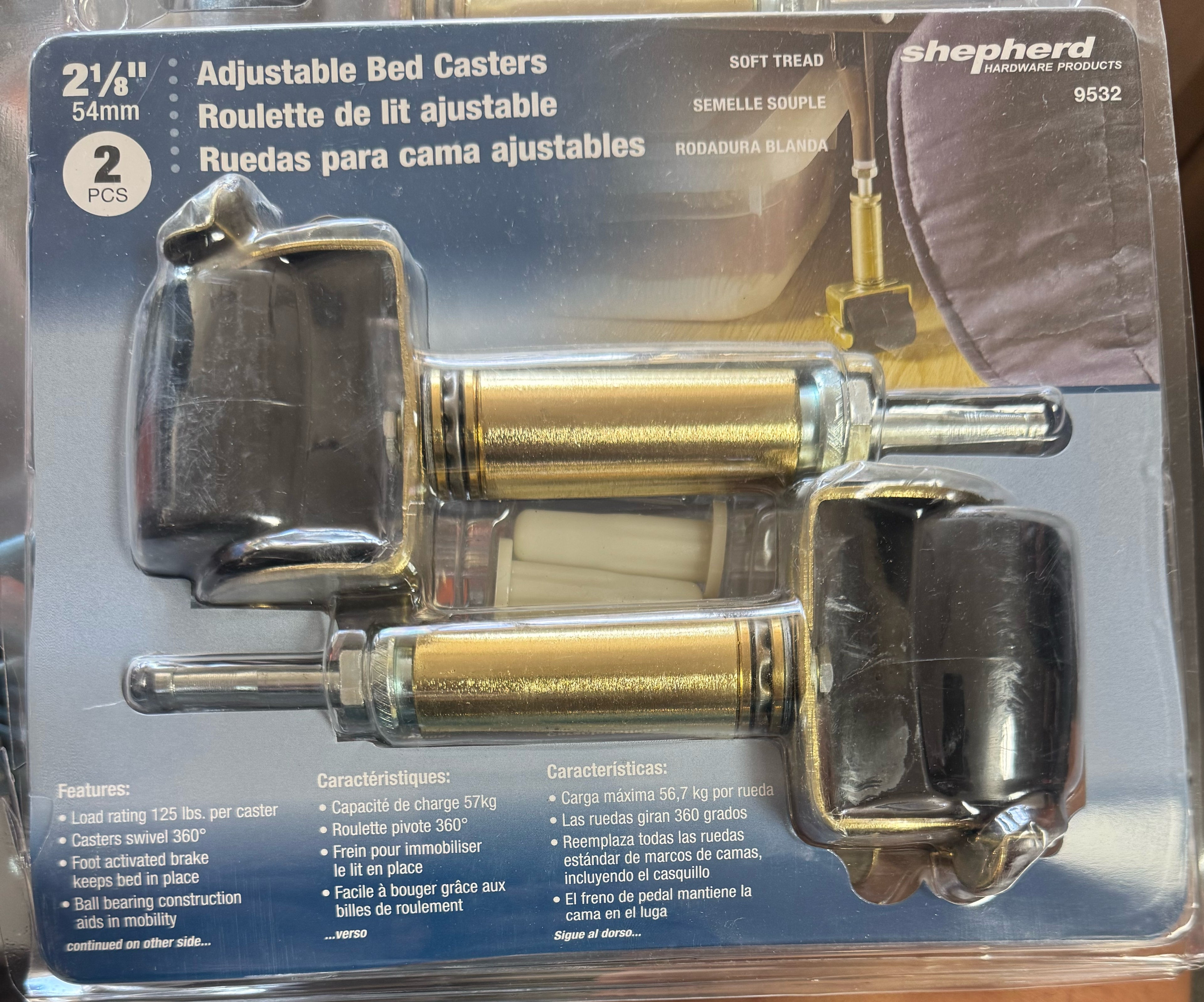 Adjustable Bed Casters 5-b
