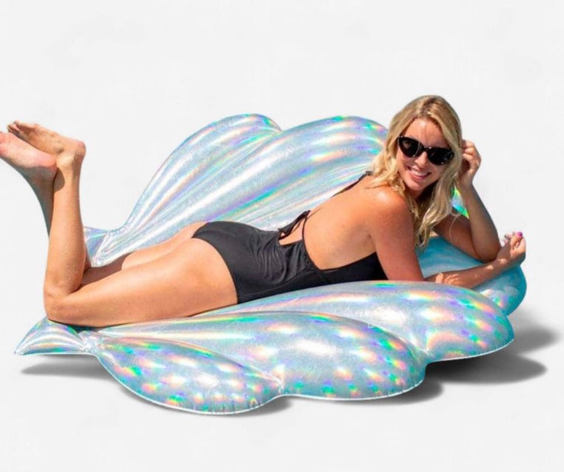 PoolCandy Holographic Deluxe Shell Pool Raft (4E)