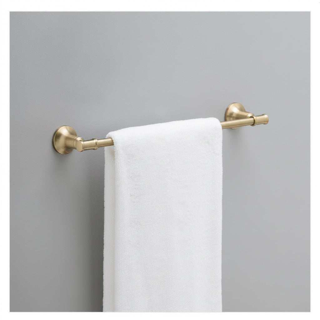 Chamberlain 18 in. Wall Mount Towel Bar Bath Hardware Accessory in Champagne Bronze 4-C