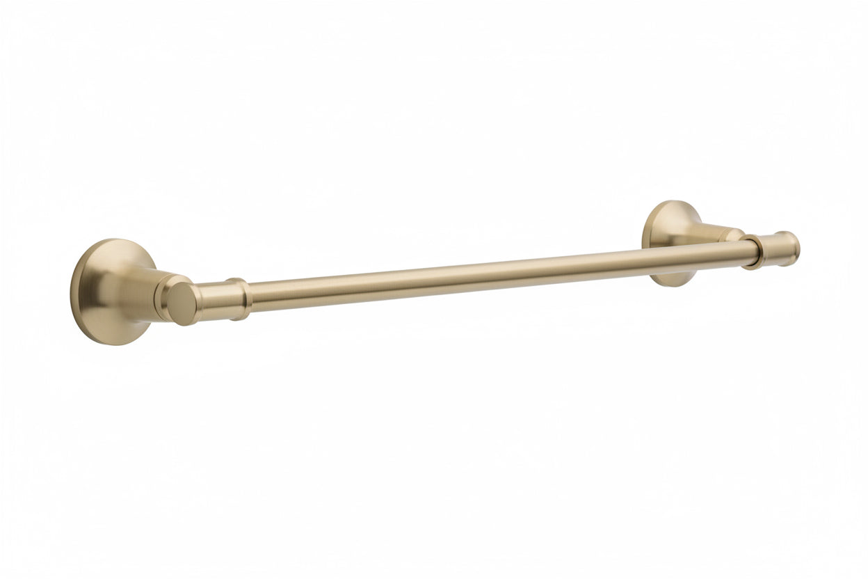 Chamberlain 18 in. Wall Mount Towel Bar Bath Hardware Accessory in Champagne Bronze 4-C