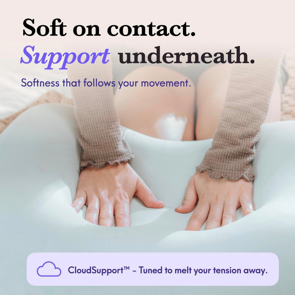 Comforto Orthopedic Cervical Deep Sleep Pillow, Patented Ergonomic Contour Design for Side & Back Sleepers