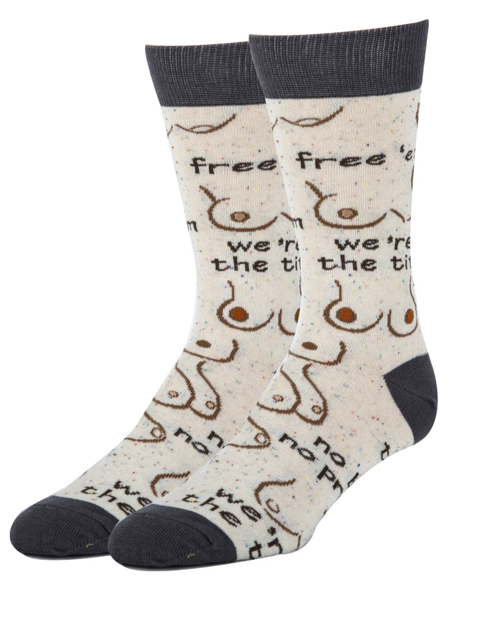 OOOH YEAH! novelty crew socks 7-a