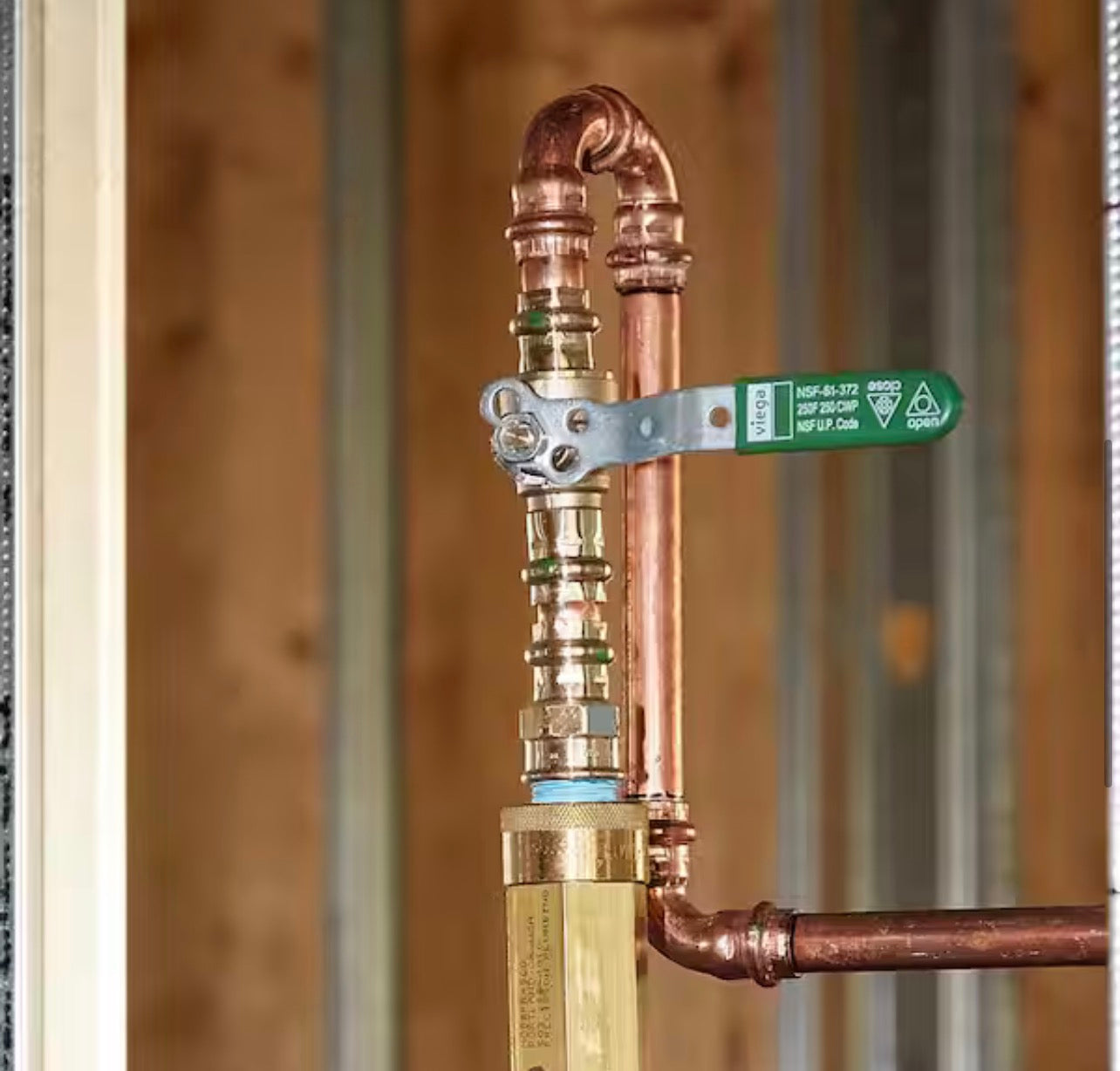 Viega ProPress 1 in. Press Zero-Lead Bronze Ball Valve 4D1
