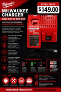 Milwaukee charger new out of the box 8A