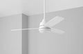 Hampton Bay Caprice 52-inch LED matte white ceiling fan BW