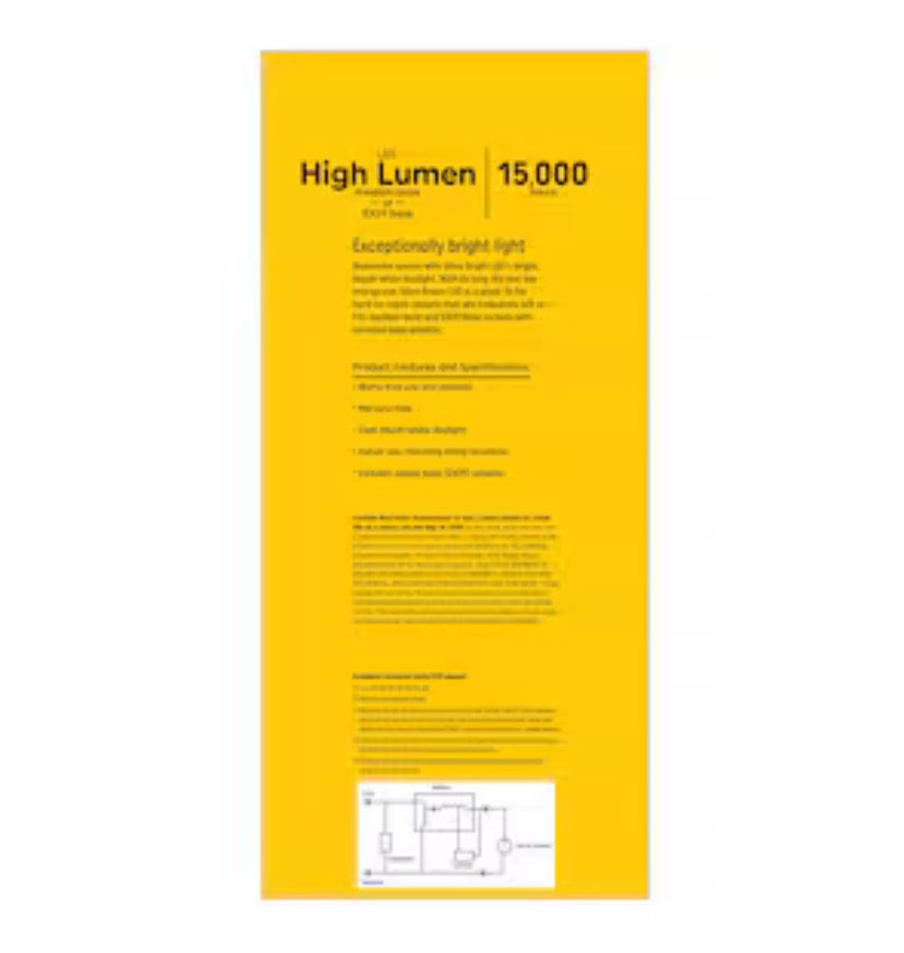GE LED corncob bulb 3-B