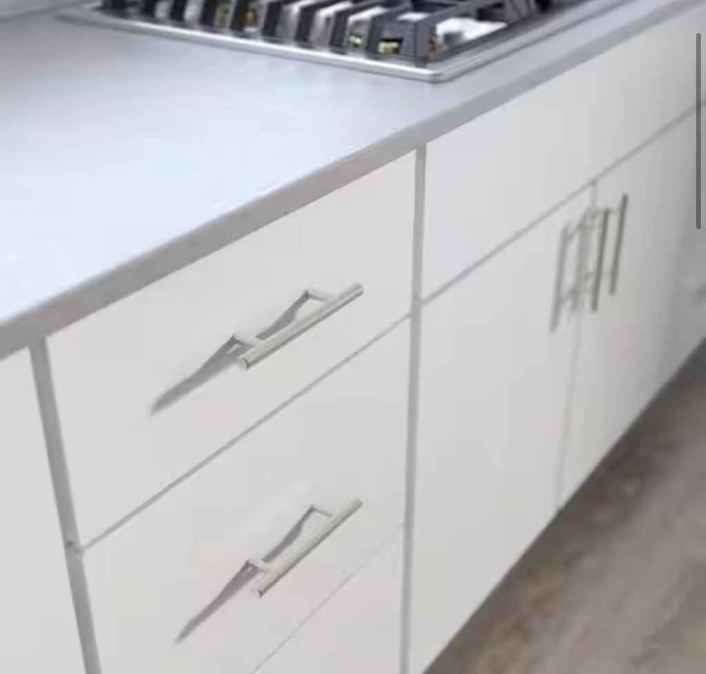Liberty
(4-Pack) Solid Bar 3 in. (76 mm) Brushed Stainless Steel Modern Cabinet Handle Drawer Pulls (1C)