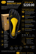 Vibram barefoot shoe