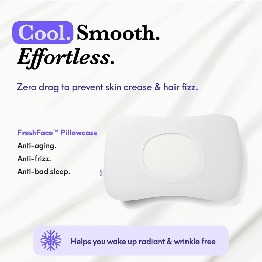 Comforto Orthopedic Cervical Deep Sleep Pillow, Patented Ergonomic Contour Design for Side & Back Sleepers