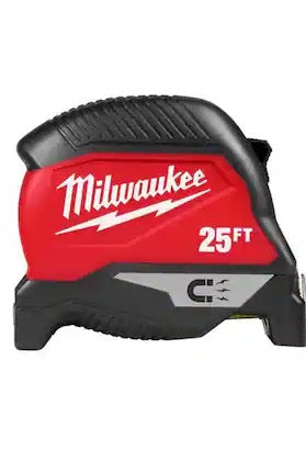 Milwaukee 25-foot magnetic tape measure 5B