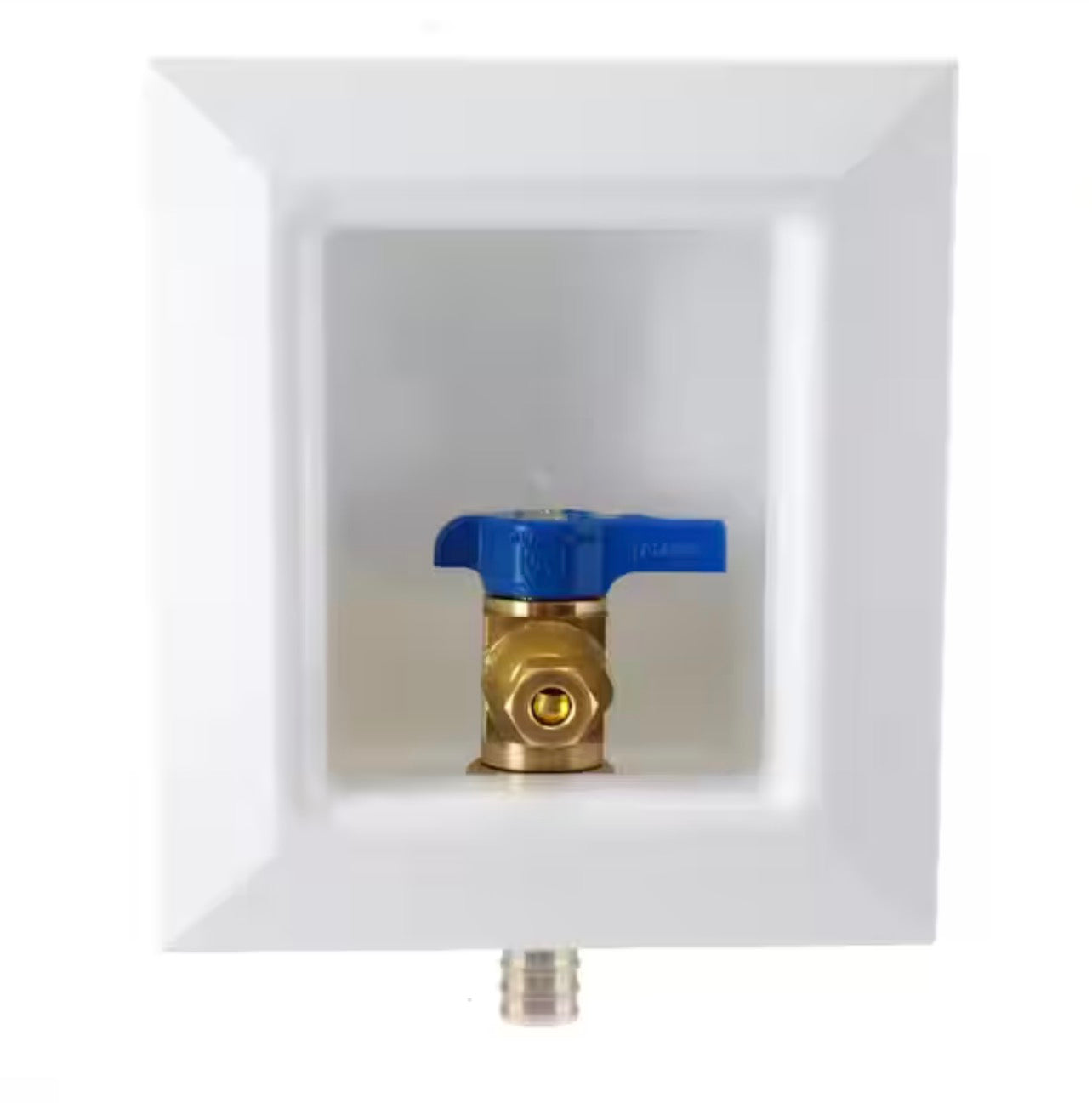 Tectite 1/2 in. Brass Push-to-Connect Ice Maker Outlet Box 2-E