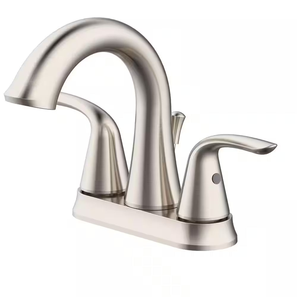 GLACIER BAY TWO HANDLE BATHROOM FAUCET 1-d