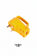 Camco PowerGrip 30-Amp RV Male Replacement Plug (Model 55245) 7-D