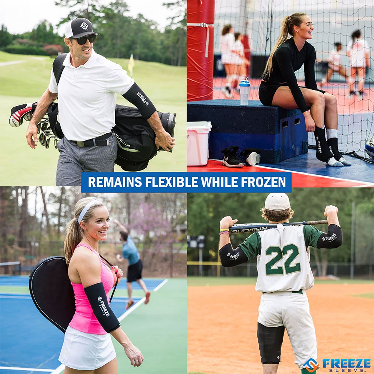 Freeze sleeve hot / cold therapy