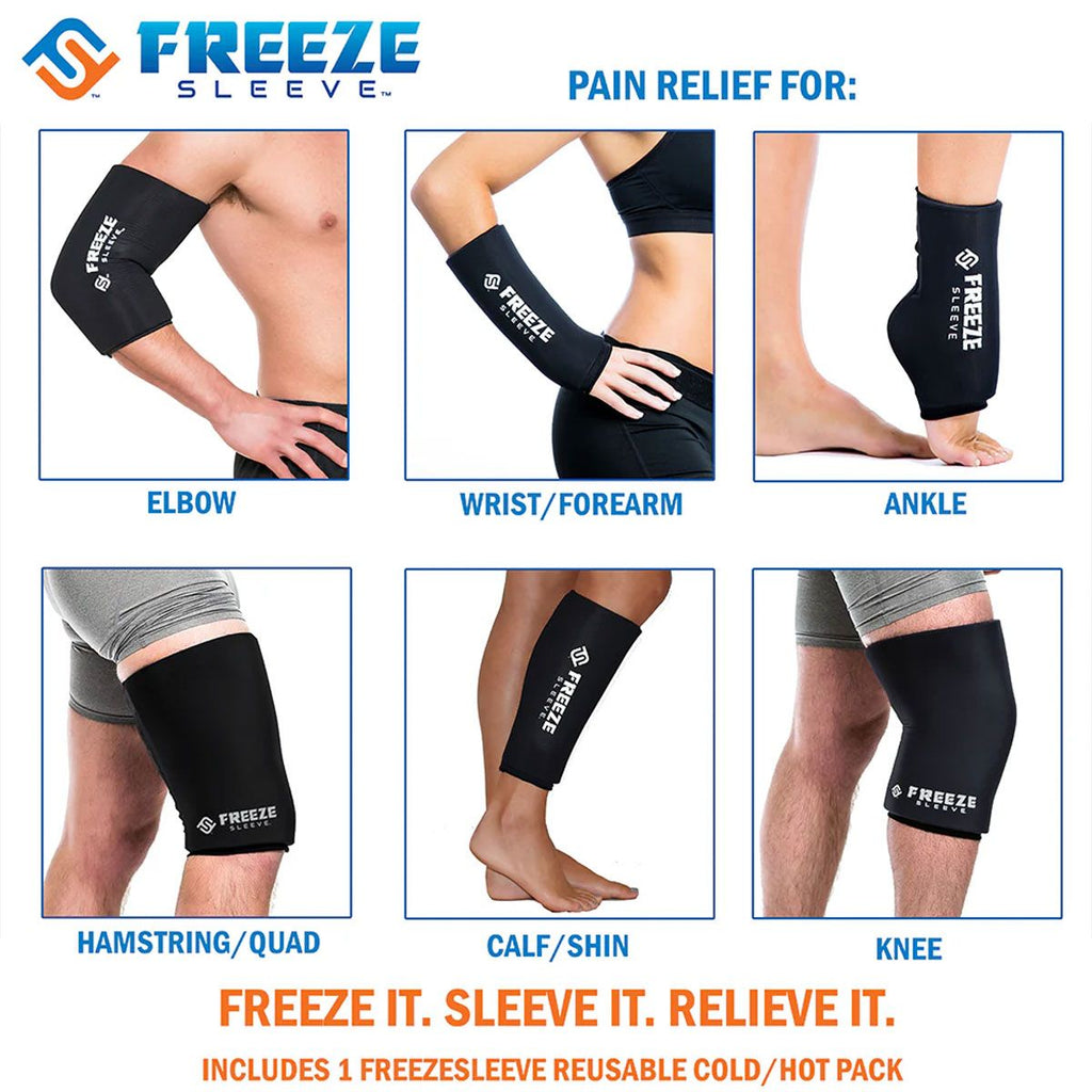Freeze sleeve hot / cold therapy