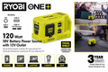 Ryobi 120watt 18v Battery Source   8A