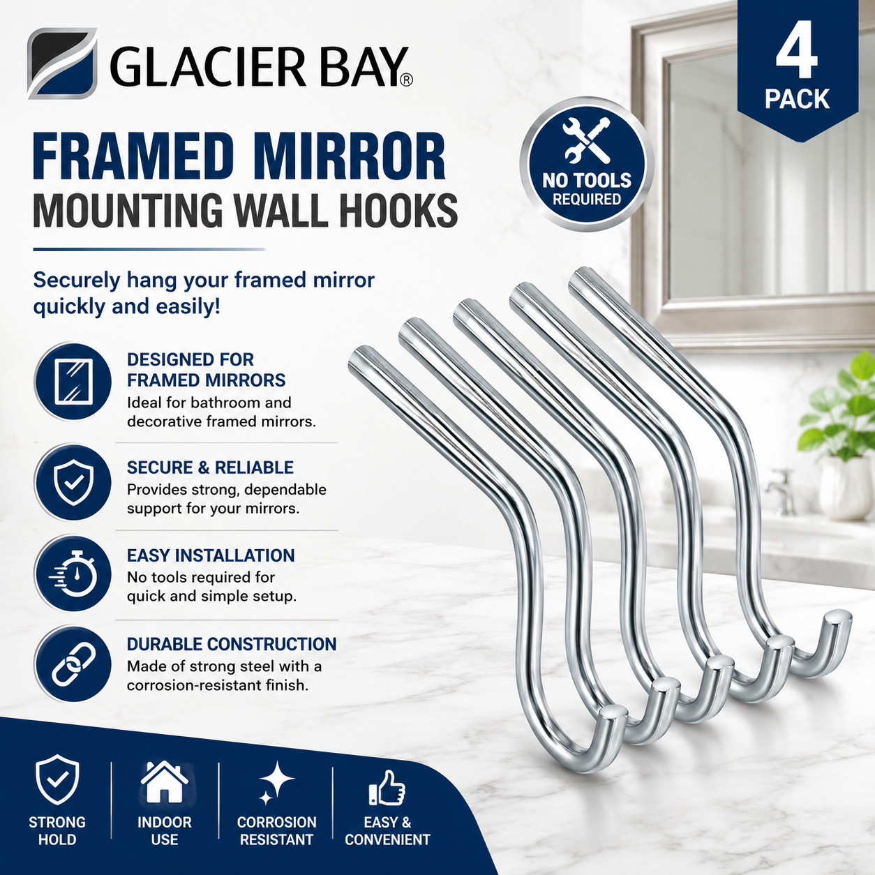 Glacier bay wall hooks