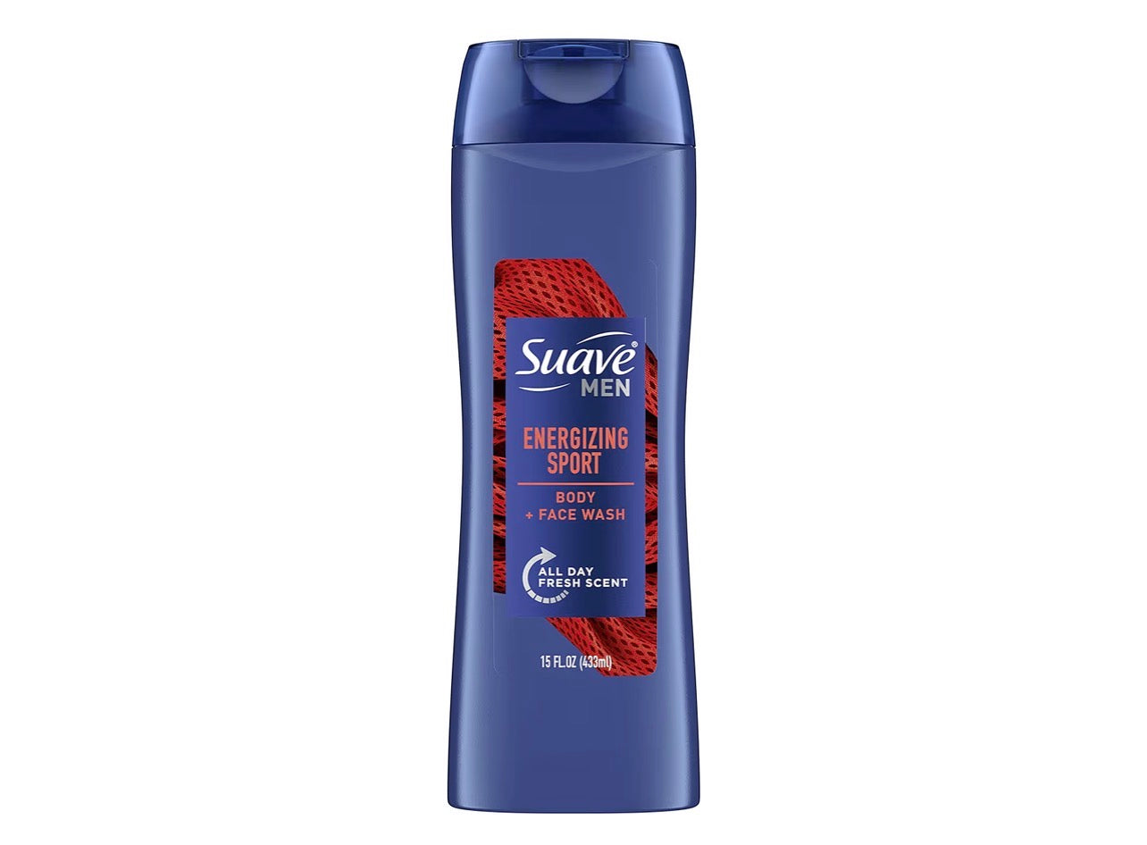 Suave Men Energizing Sport Body and Face Wash 2-d