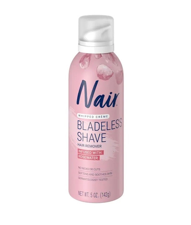 Nair Hair Remover Bladeless Shave Whipped Crème Infused With Rosewater 1-d