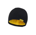 FIRM GRIP Men's Black Knit Fleece Lined Beanie Hat 2-e