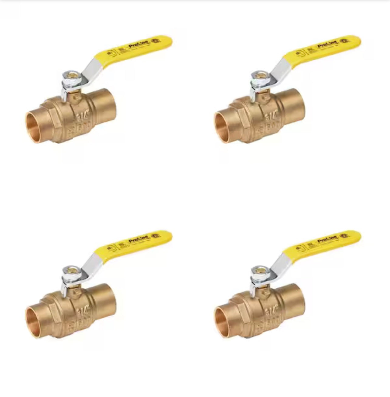 Brass SWT Full Port Ball Valve (4-Pack) 1-e