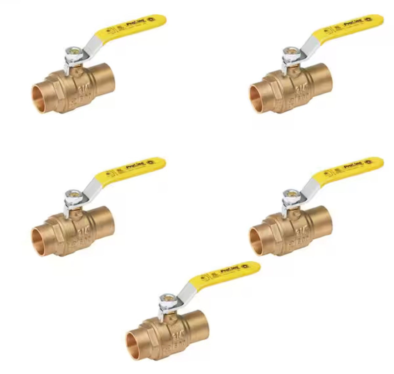 Brass SWT Full Port Ball Valve (4-Pack) 1-e
