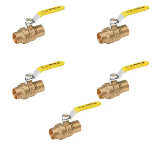 Brass SWT Full Port Ball Valve (4-Pack) 1-e