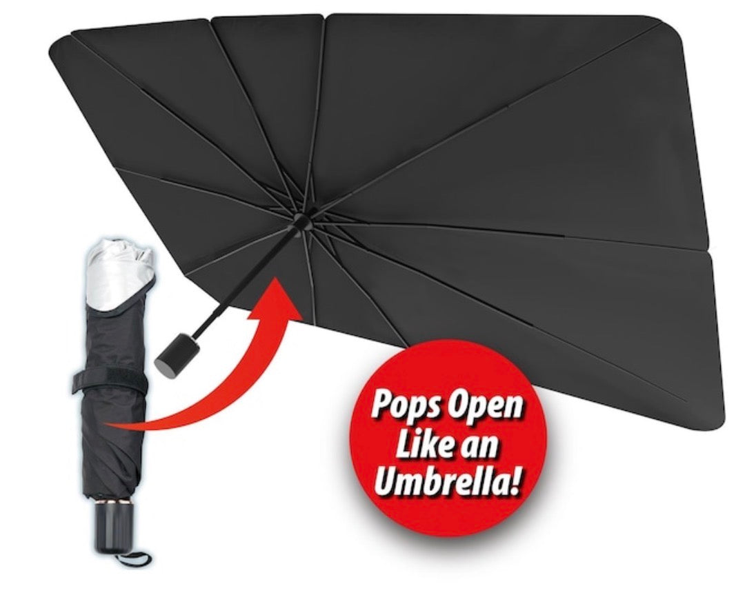 Brella Shield Car Windshield Sun Shade Umbrella 2-a