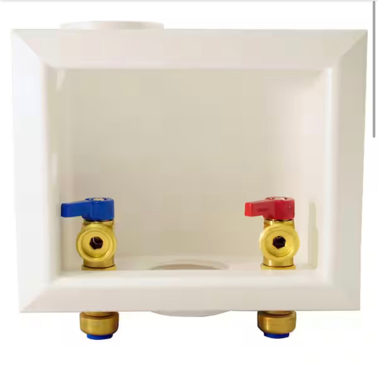 Tectite 1/2 in. Brass Push-to-Connect x 3/4 in. Male Hose Thread Washing Machine Outlet Box
