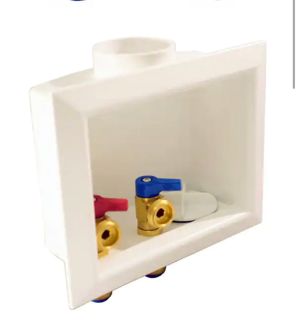Tectite 1/2 in. Brass Push-to-Connect x 3/4 in. Male Hose Thread Washing Machine Outlet Box
