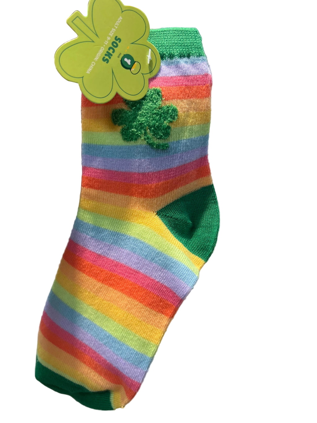 St Patrick's Adult Sock Size 9-11 5-a