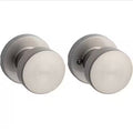 Kwikset Pismo Round Satin Nickel Hall/Closet Door Knob Featuring Microban Antimicrobial Technology