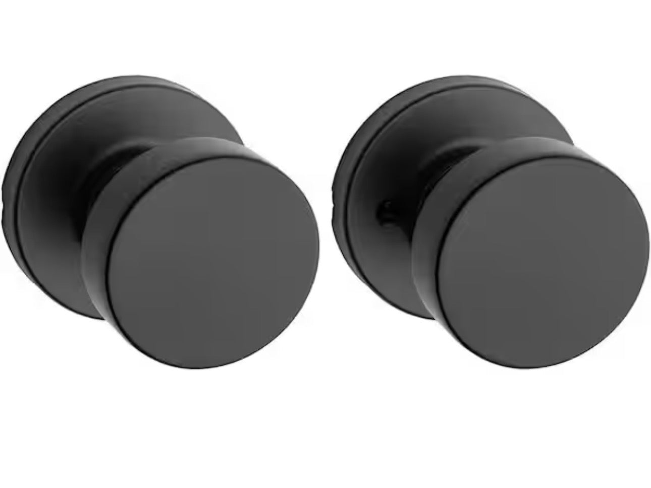 Kwikset Pismo Round Hall/Closet Door Knob Featuring Microban Antimicrobial Technology