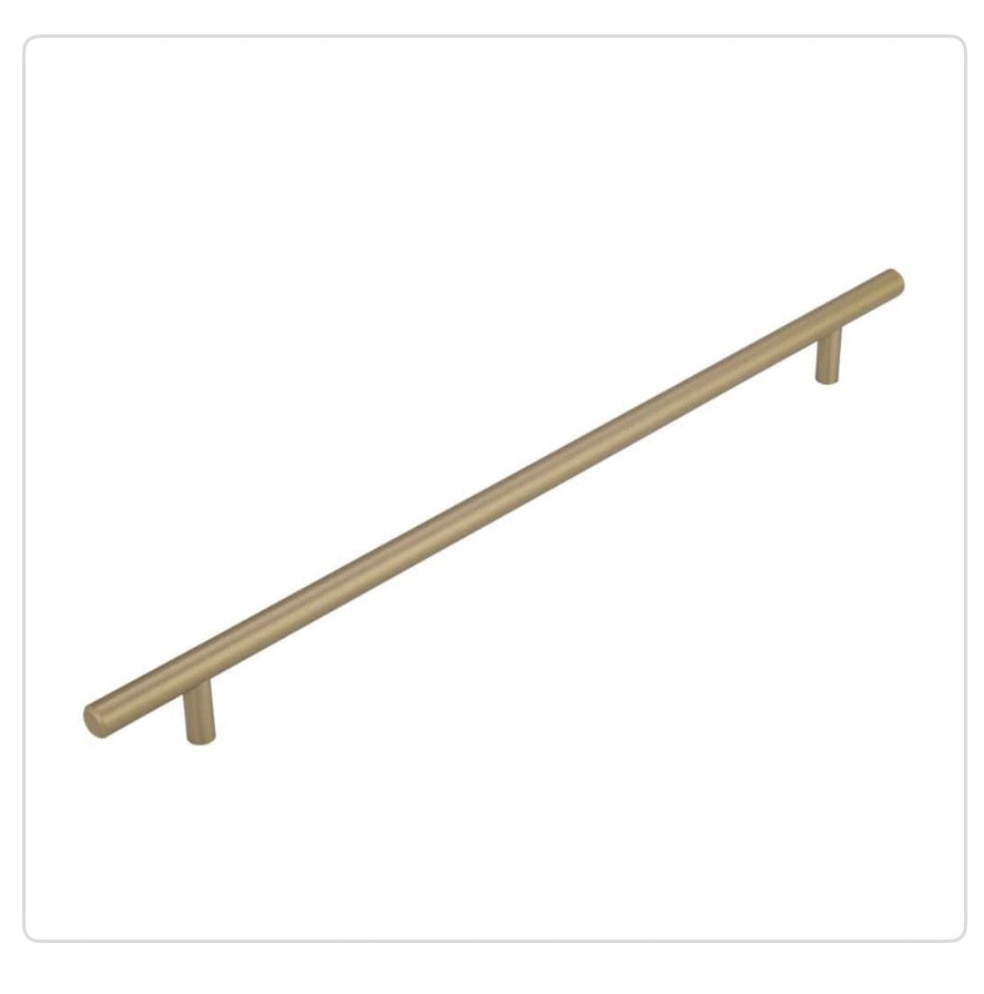 Amerock  Bar Pulls 12-5/8 in. Modern Golden Champagne 8a
