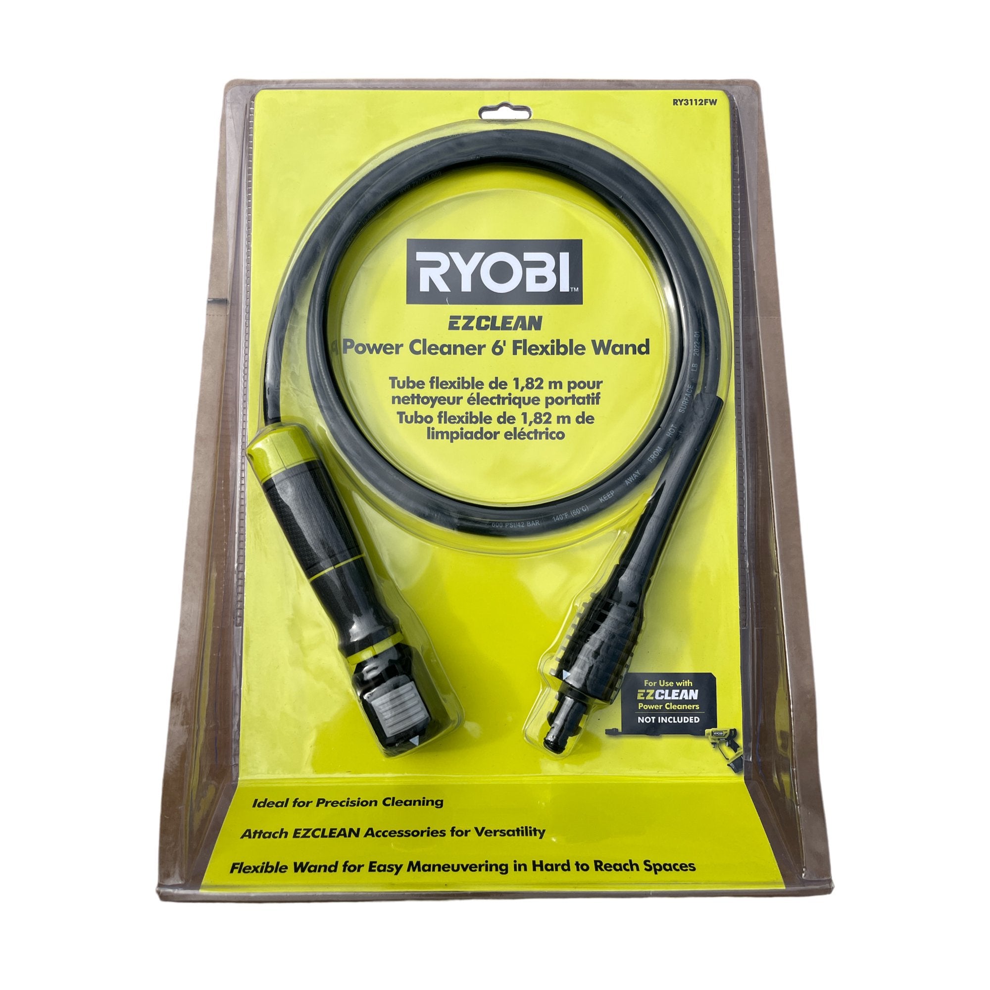 RYOBI EZCLEAN POWER CLEANER 6' FLEXIBLE WAND 1-b