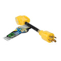 CAMCO RV ELECTRICAL ADAPTER WITH POWER GRIP HANDLE 5-b