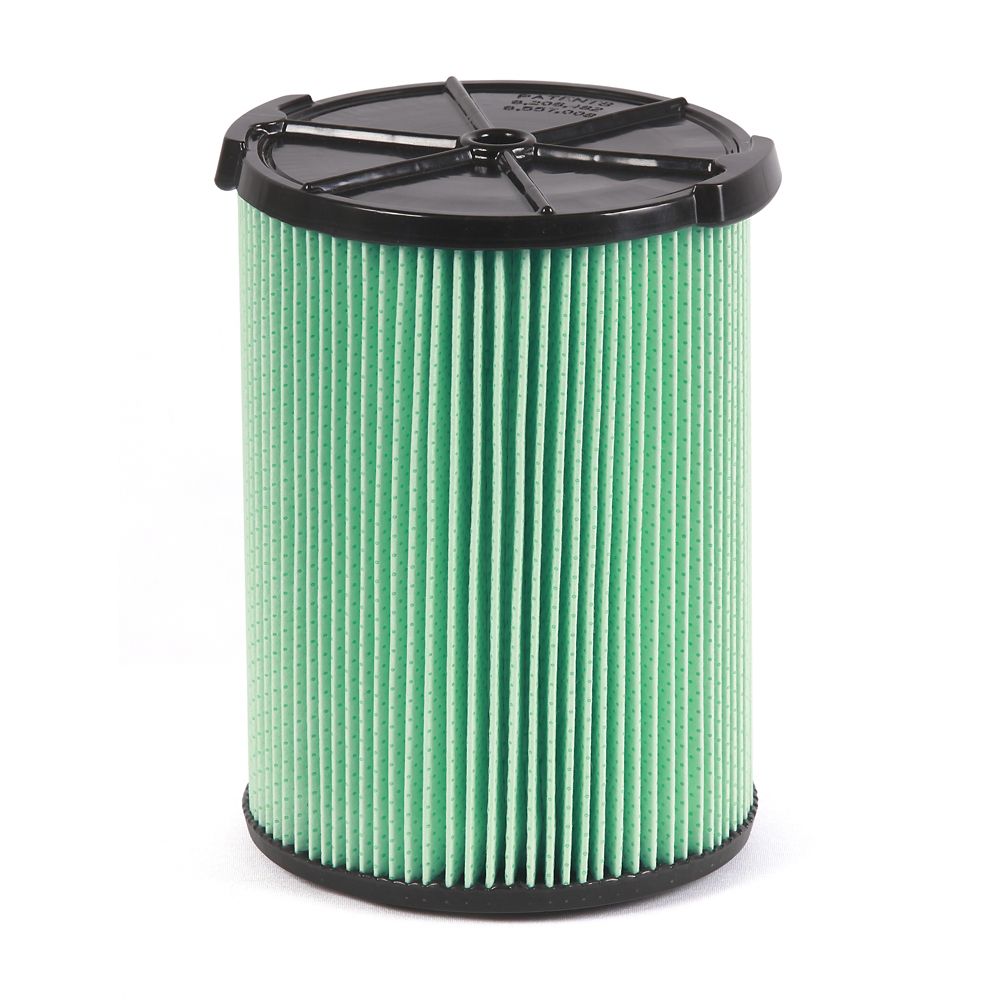 Genuine HEPA Material Pleated Shop Vacuum Filter Replacement for Most 5-16 Gal. Wet Dry Vacs 3-e