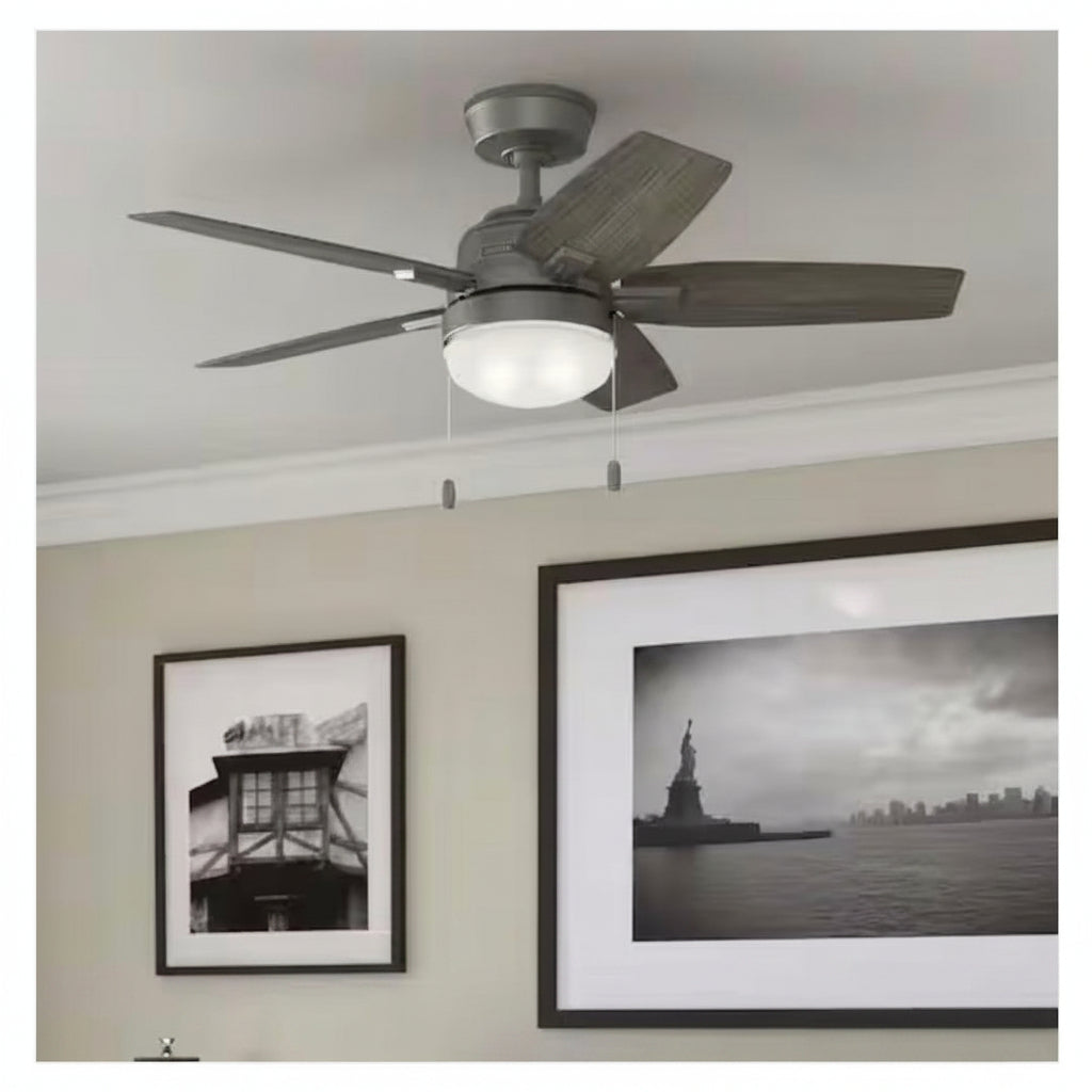 Hunter Antero 44-inch indoor ceiling fan BW
