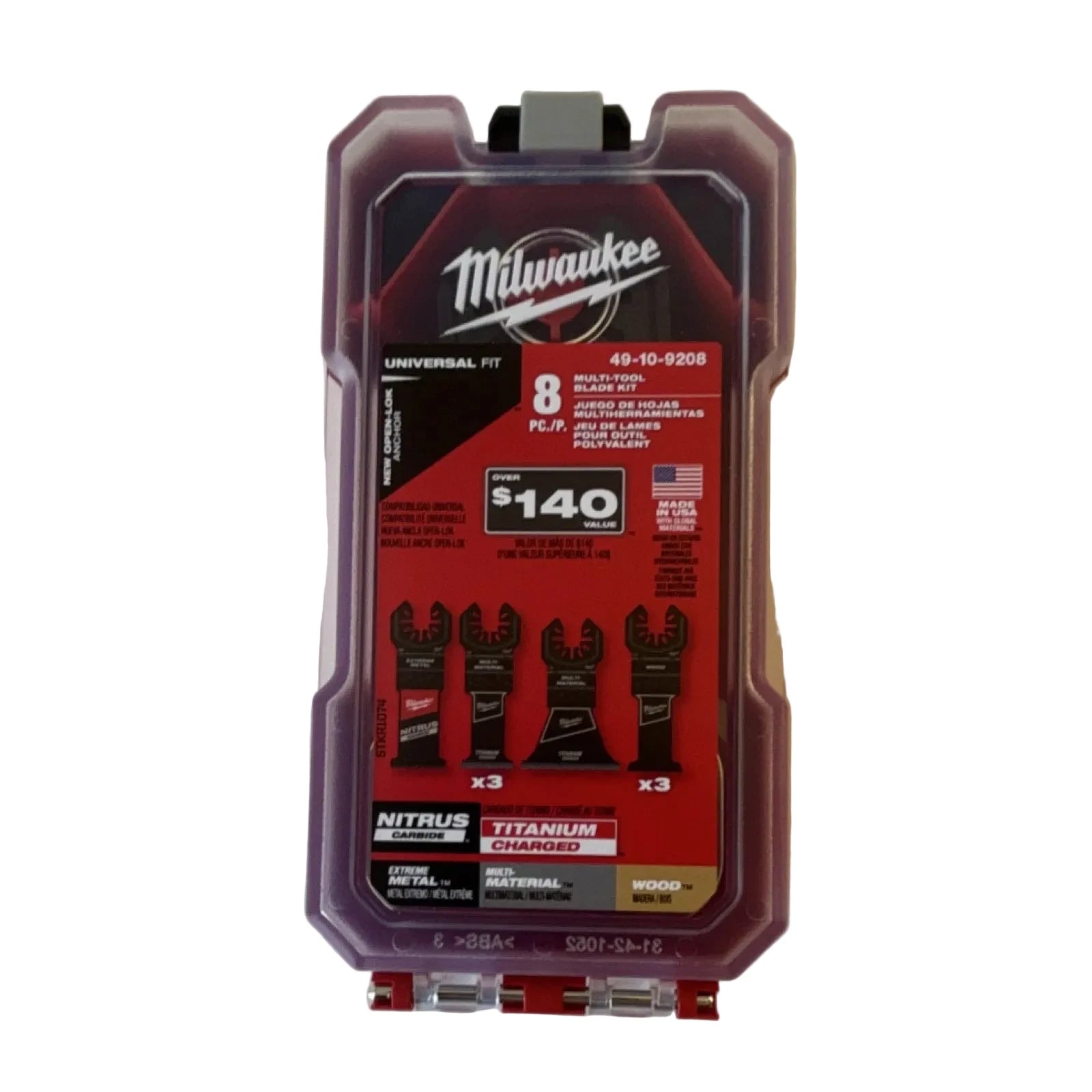 Milwaukee Multi-Tool Blade Kit 8pc 49-10-9208